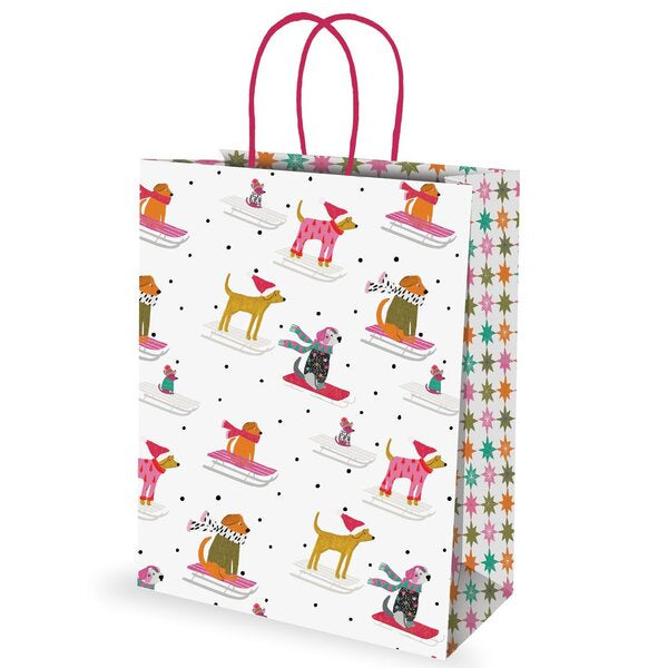 Dog Sledging Large Gift Bag