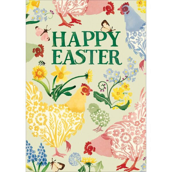 Happy Easter Chickens Emma Bridgewater Card 