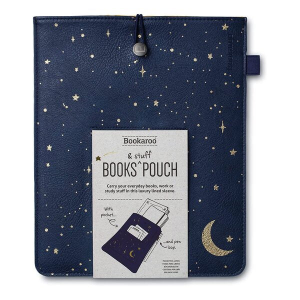 Moon and Stars Book Pouch