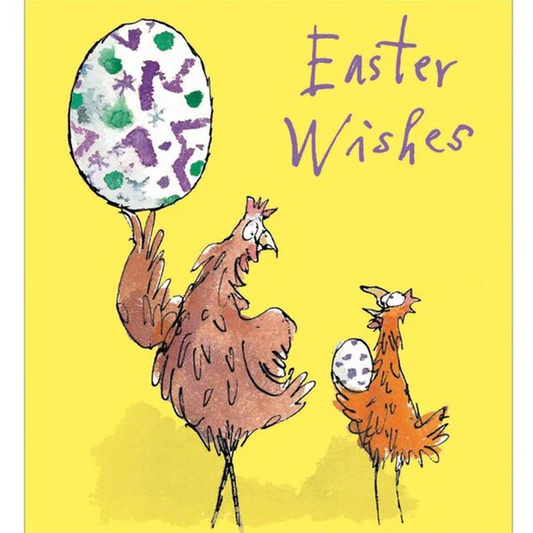 Easter Wishes Chickens Quentin Blake - Paper Tiger