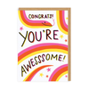 Congrats You're Awesssome Card