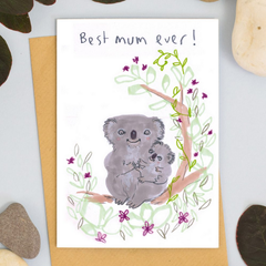 Best Mum Ever Koala Card