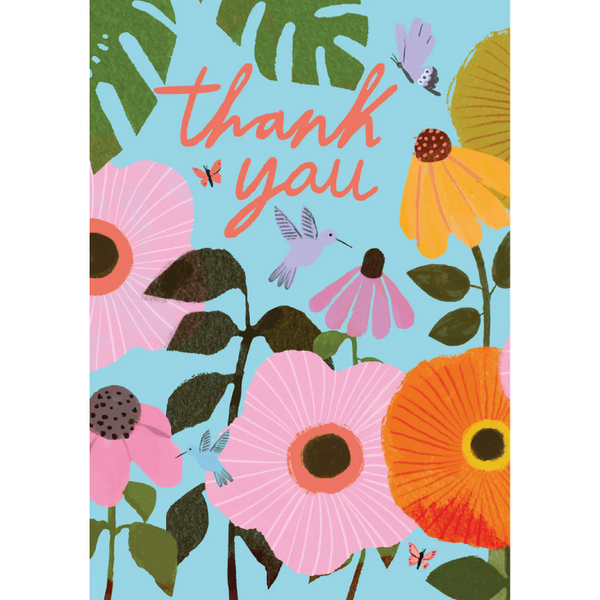 Bright Blooms Thank You Card | Paper Tiger