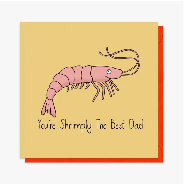 Shrimp Father's Day Card