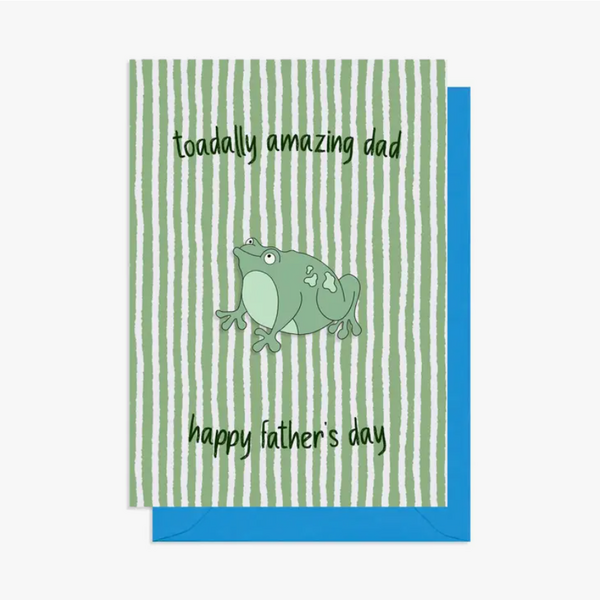 Toad Enamel Pin Father's Day Card