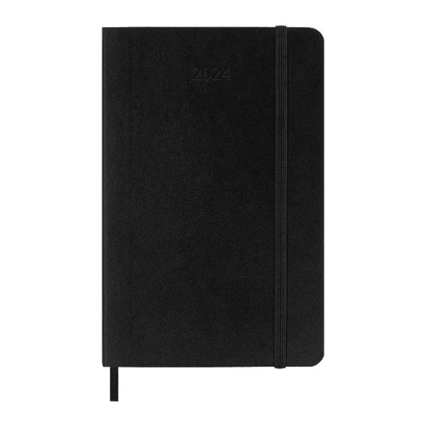 Moleskine 2024 Weekly Planner Pocket Softcover Black - Paper Tiger