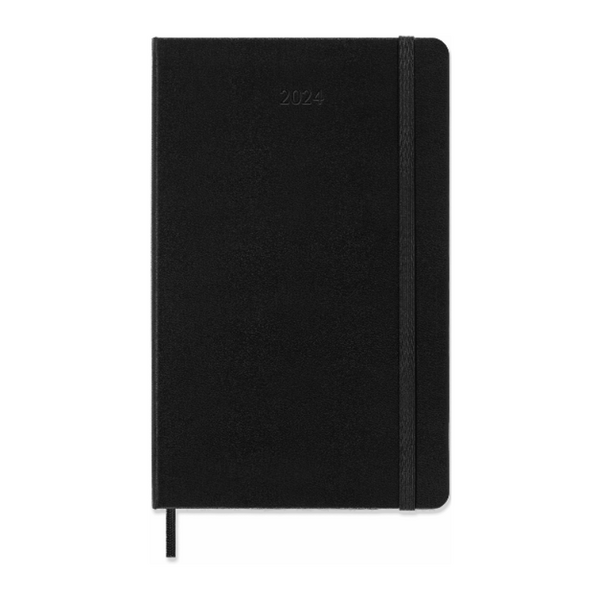 Moleskine 2024 Weekly Planner Large Hardcover Black | Paper Tiger