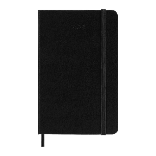 Moleskine 2024 Daily Planner Large Hardcover Black - Paper Tiger