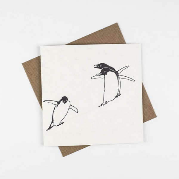 Penguin Slide Card