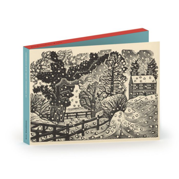 Eric Ravilious Winter Scene Box of 10 Christmas Cards