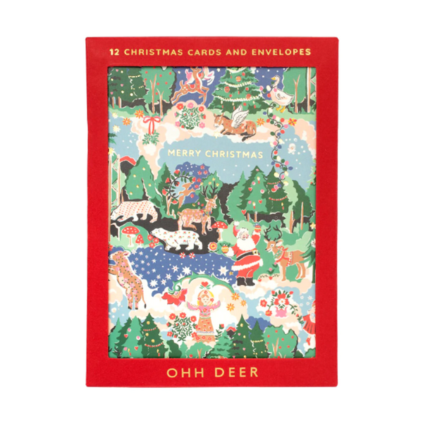 Cath Kidston Pack of 12 Christmas Cards | Paper Tiger