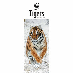 WWF Tigers Slim Calendar 2024