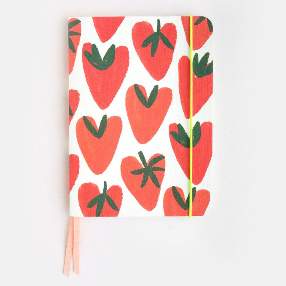 Strawberry Heart A5 Notebook