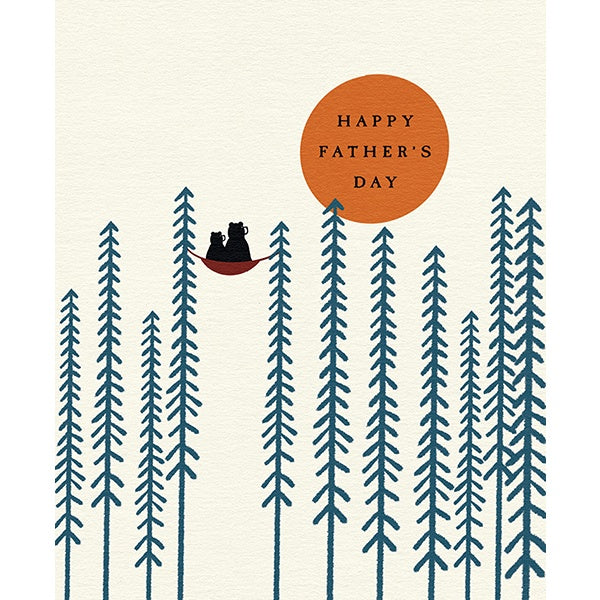 Happy Father's Day Hammock Trees Card