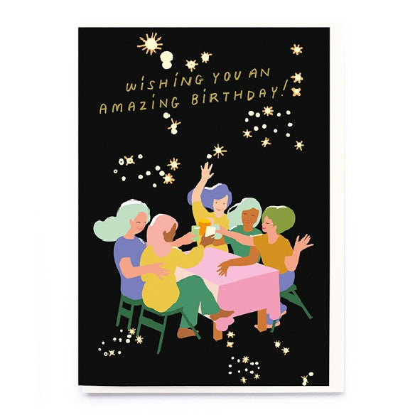 Wishing You an Amazing Birthday Under the Stars Card