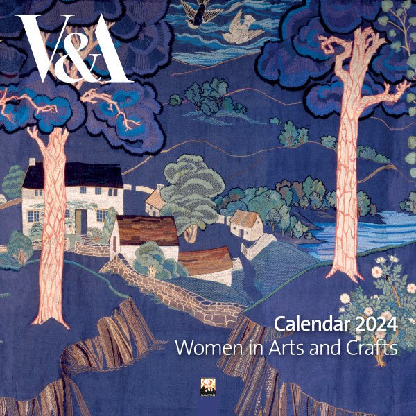 V&A Women in Arts & Crafts 2024 Wall Calendar Paper Tiger