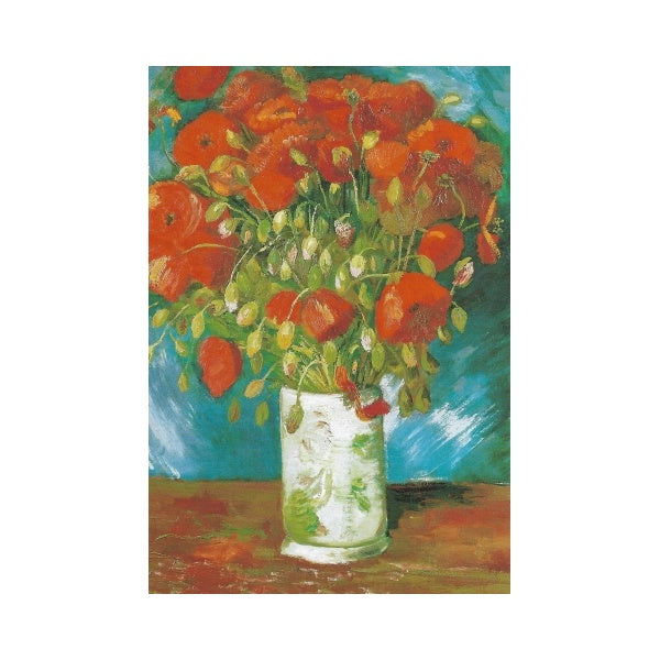 Vase With Red Poppies Van Gogh Card